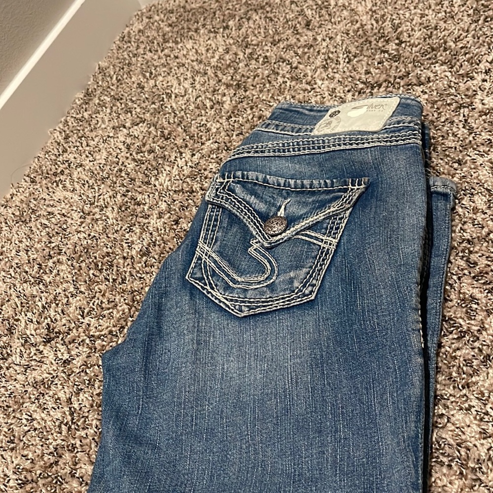 Silver jeans